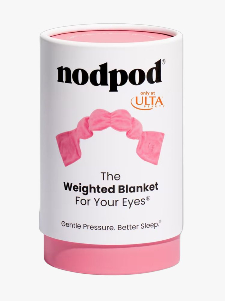 Nodpod Weighted Blanket For Your Eyes in branded component on a light gray background